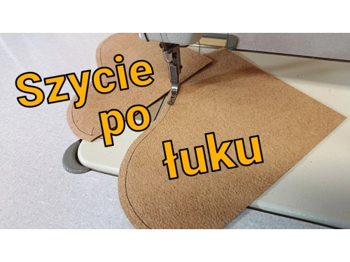 Jak szyć po łuku - przydatny trik szyciowy.